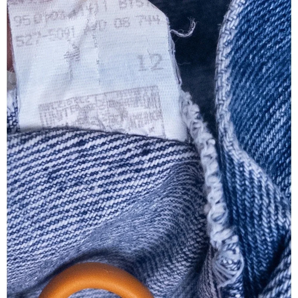 Vintage 90s Lee High Rise Denim Jeans Medium‎ Wash Kids Size 8